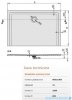 Sanplast Space Mineral brodzik prostokątny 180x80x1,5cm+syfon 645-290-0410-01-000